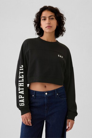 JPN DROP SHOULDER SUPER CROP CREW