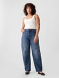 High Rise Barrel Jeans