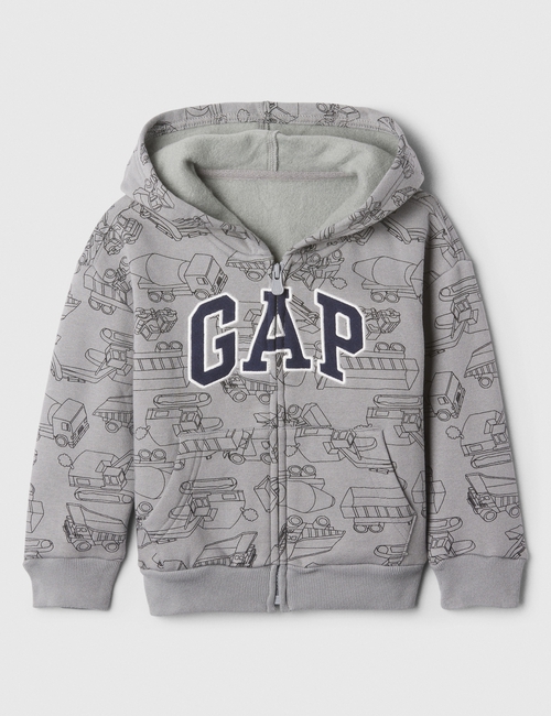 babyGap Relaxed Logo Zip Hoodie