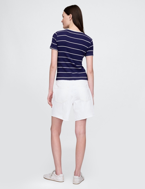 Modern Cropped Logo T-Shirt