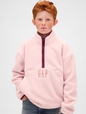 Kids Sherpa Logo Half-Zip Pullover