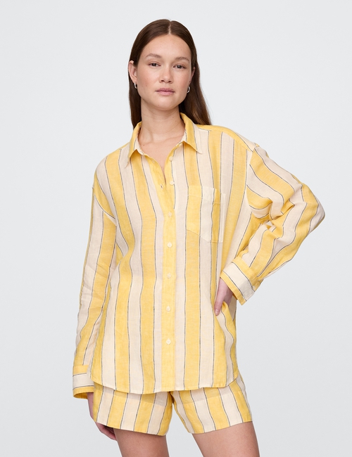 100% Linen Oversized Shirt
