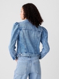 Puff Sleeve Icon Denim Jacket