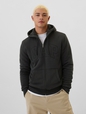 Gap Logo Sherpa-Lined Zip Hoodie