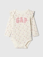 Baby Gap Logo Ruffle Bodysuit