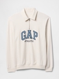 Vintage Soft Athletic Logo Polo Sweatshirt