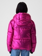 Kids Recycled Metallic Puffer Jacket