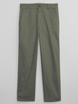 High Rise Girlfriend Khakis with Washwell