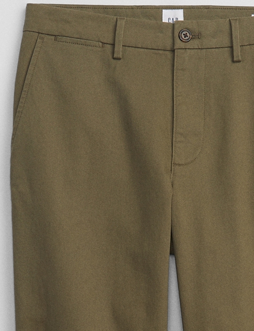 Essential Khakis in Straight Fit with GapFlex