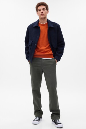 Modern Khakis in Straight Fit with GapFlex