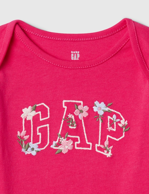 Baby Gap Logo Ruffle Bodysuit