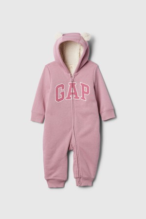 Baby Gap Logo Sherpa-Lined One-Piece