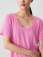 Women Linen T-shirt