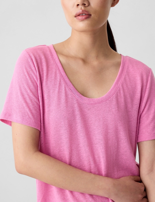 Women Linen T-shirt