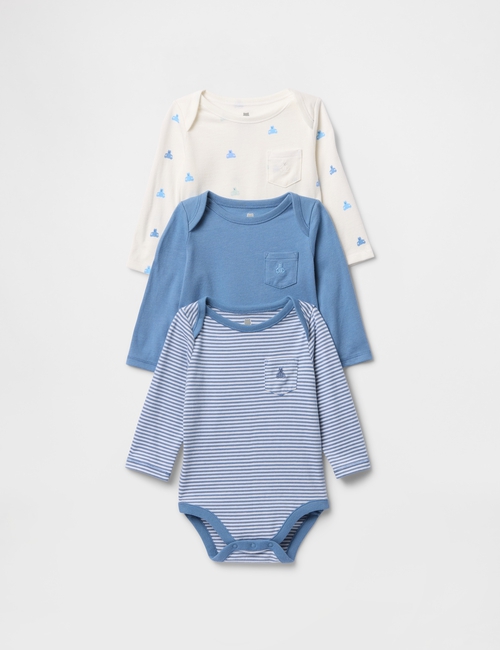 Baby First Favorites Organic Cotton Bodysuit (3-Pack)