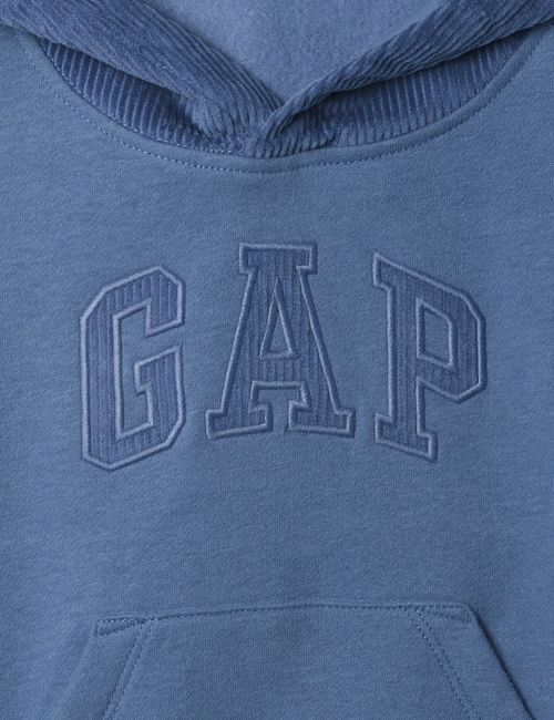 babyGap Vintage Soft Logo Corduroy Hoodie