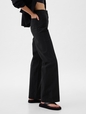High Stride Wide-Leg Ankle Khakis