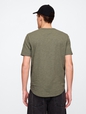 Lived-In Curved Hem Crewneck T-Shirt