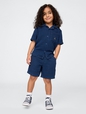 Baby & Toddler Crinkle Gauze Denim Outfit Set