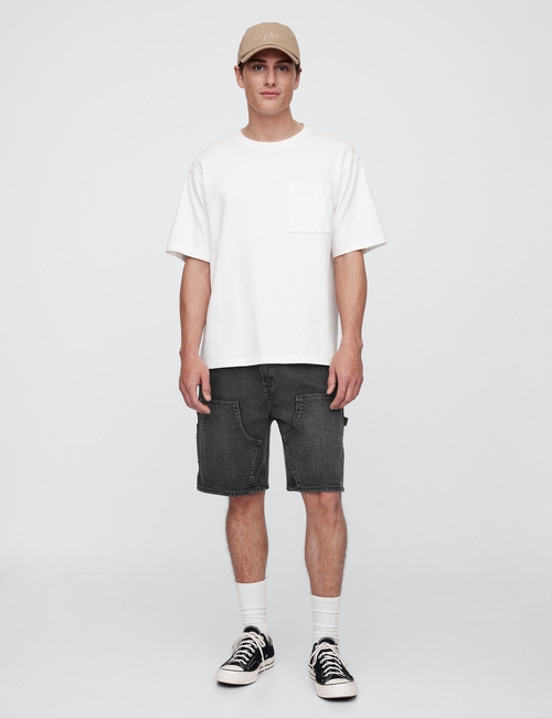 9" Denim Carpenter Shorts