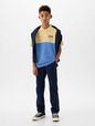 Kids Gap Logo Colorblock Pique Polo Shirt