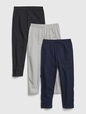 Kids Cotton Capri Leggings (3-Pack)