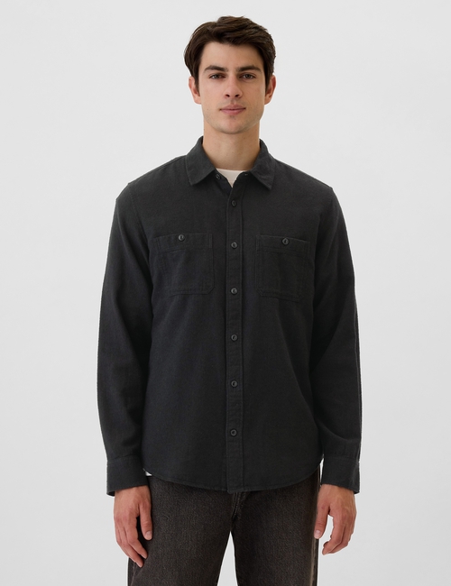 Brushed Utility Shirt in Standard Fit