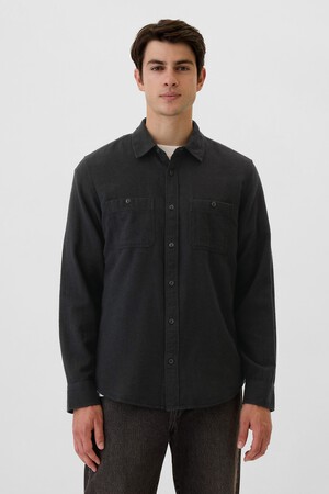 Brushed Utility Shirt in Standard Fit