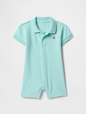Baby Pique Polo Shorty One-Piece