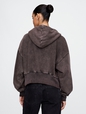 VintageSoft Full-Zip Wedge Hoodie