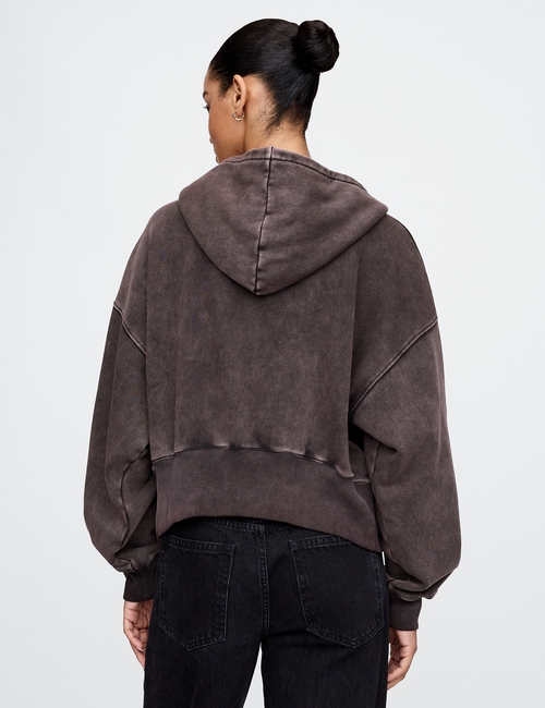 VintageSoft Full-Zip Wedge Hoodie