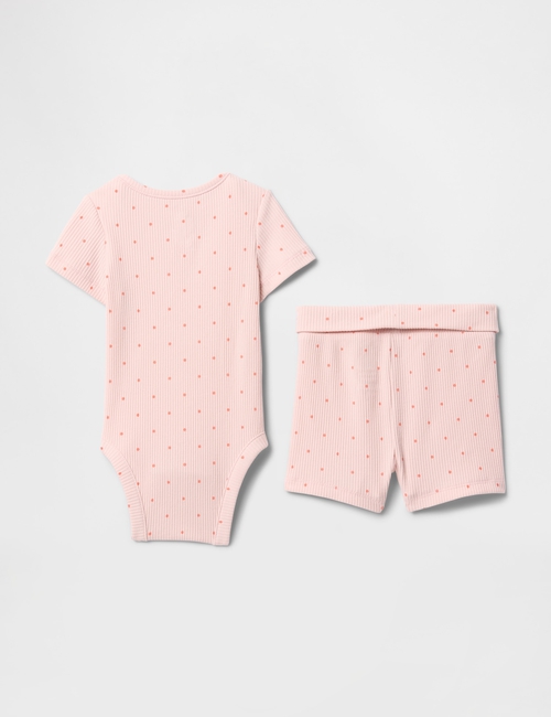 Baby Grow-With-Me TinyRib Outfit Set