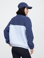 Relaxed Recycled Sherpa Quarter-Snap Sweatshirt