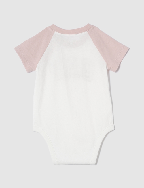 Baby Gap Logo Raglan Bodysuit