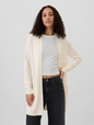Long Open-Front Cardigan