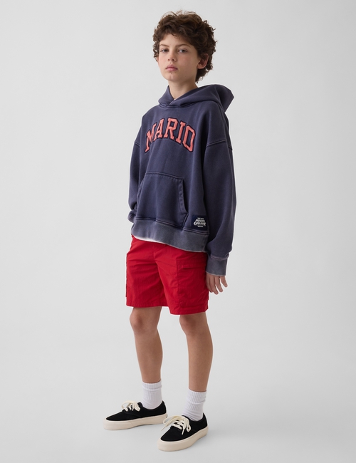 Kids Super Mario VintageSoft Relaxed Hoodie