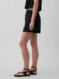 4" Mid Rise Cotton Gauze Easy Shorts