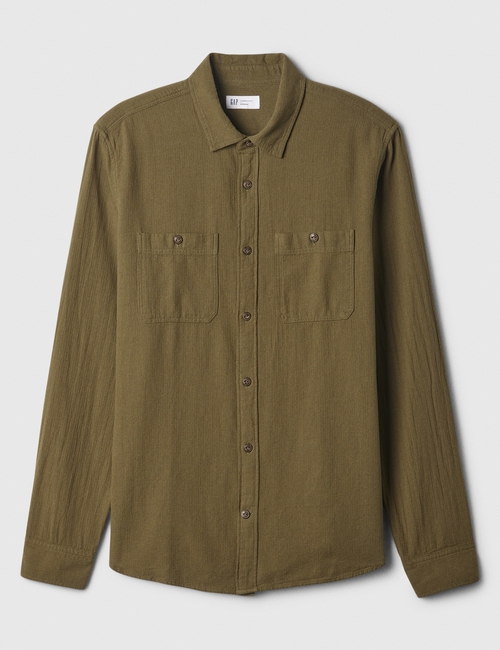 Brushed Utility Shirt in Standard Fit