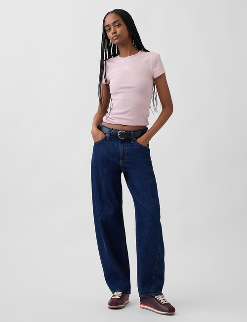 Modern Rib Gap Logo T-Shirt