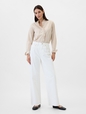 Classic Poplin Ruffle Shirt