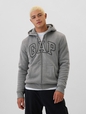 Gap Logo Sherpa-Lined Zip Hoodie