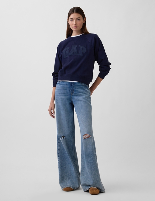 French Terry Raglan Logo Sweatshirt