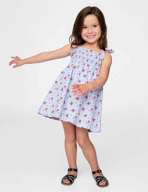 Baby & Toddler Smocked Bow-Strap Dress