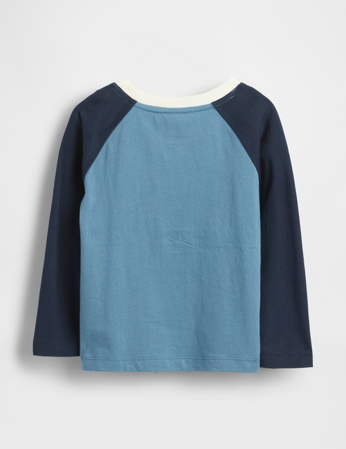 V-FRCH LS LOGO RAGLAN T