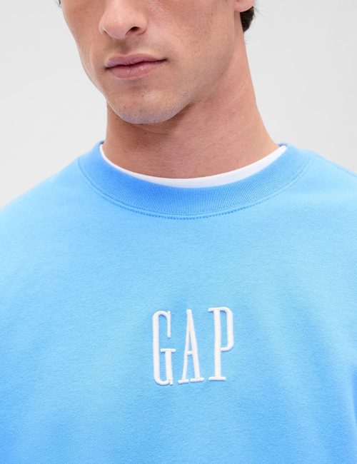VintageSoft Oversized Logo Sweatshirt