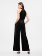 Recycled Velvet Wide-Leg Jumpsuit