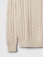 Relaxed Cable-Knit Sweater