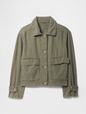 SuperSoft Denim Utility Jacket