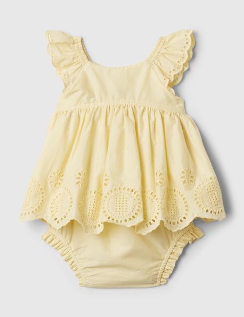 Baby Eyelet Outfit Set