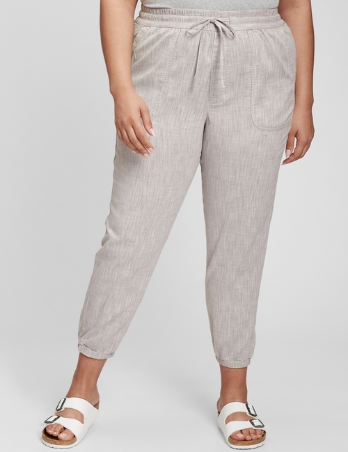 Herringbone Chambray Joggers